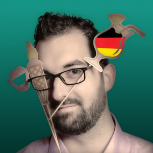 Dave Durden – German Content Creator portrait - Definitely German logo